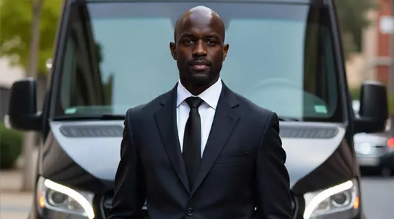 Uniformed chauffeur for executive travel Dallas